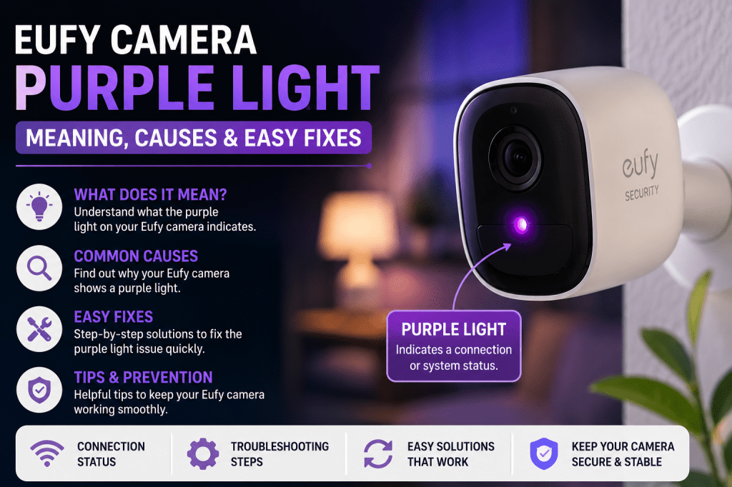 Why Is My Eufy Camera Showing a Purple Light?