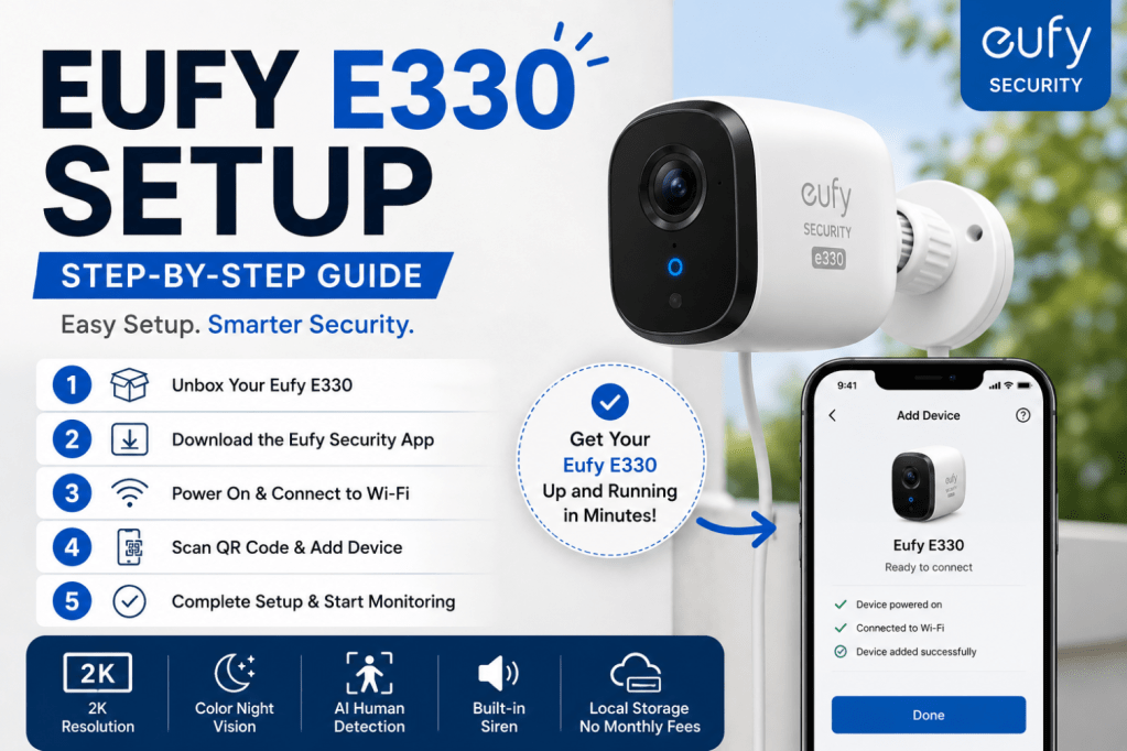 How to Set Up the Eufy E330 Camera in&nbsp;Minutes