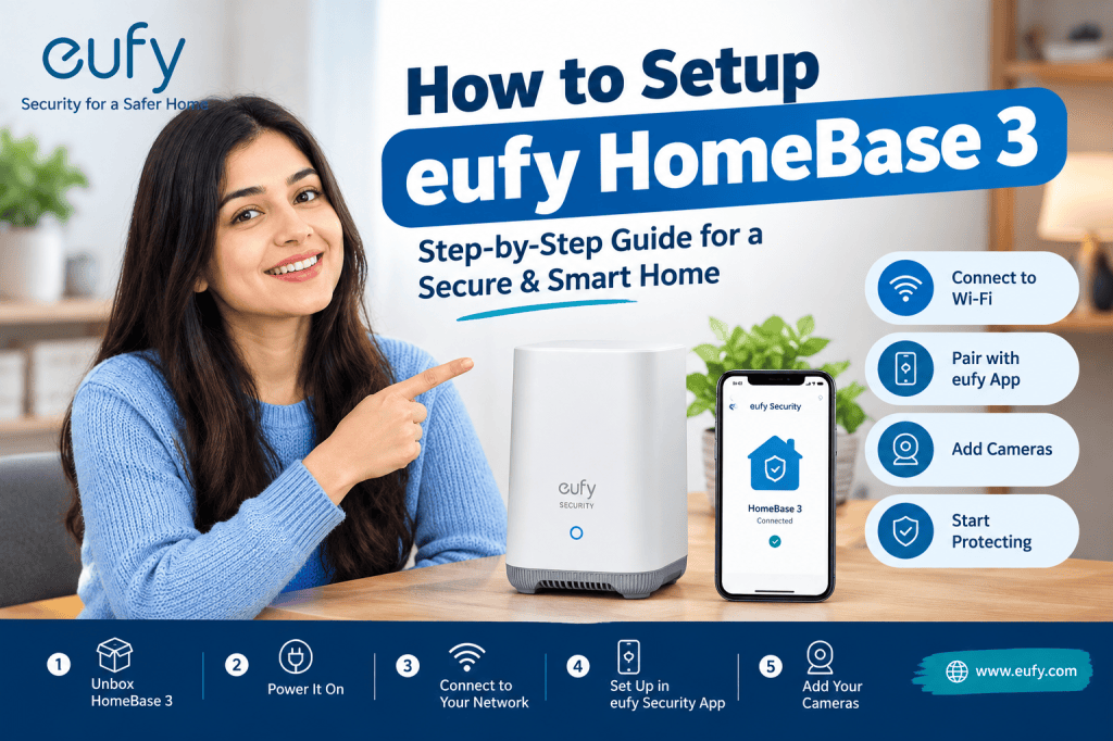 How to set up eufy HomeBase 3